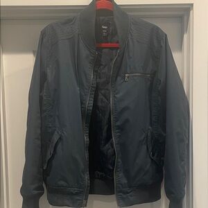 GAP Men's Navy Blue Bomber Jacket